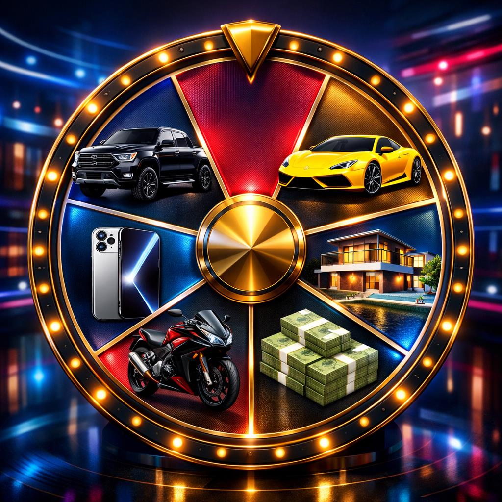 Prize spin wheel